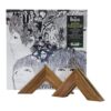 Tapeera Soporte de pared triangular de madera para discos