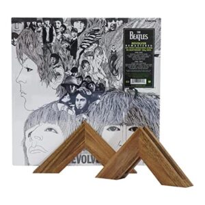 Tapeera Soporte de pared triangular de madera para discos