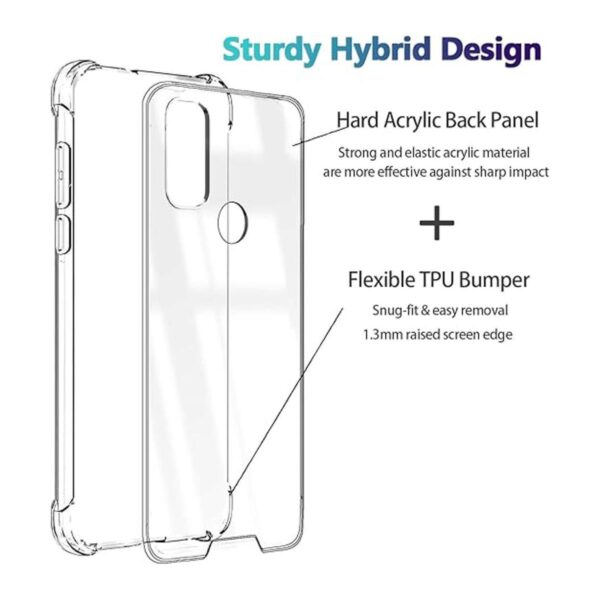 KIOMY Motorola Moto G Pure 2021 Funda transparente con 2_2