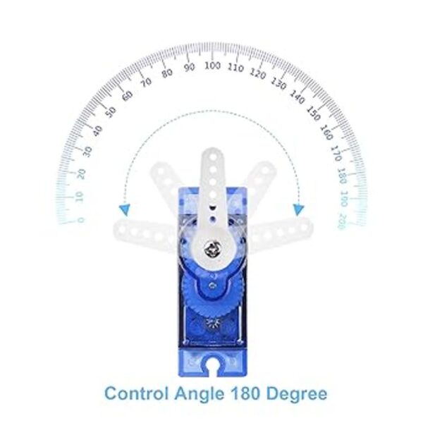 Smraza Kit de 4 piezas SG90 9G Micro Servo Metal Geared_6
