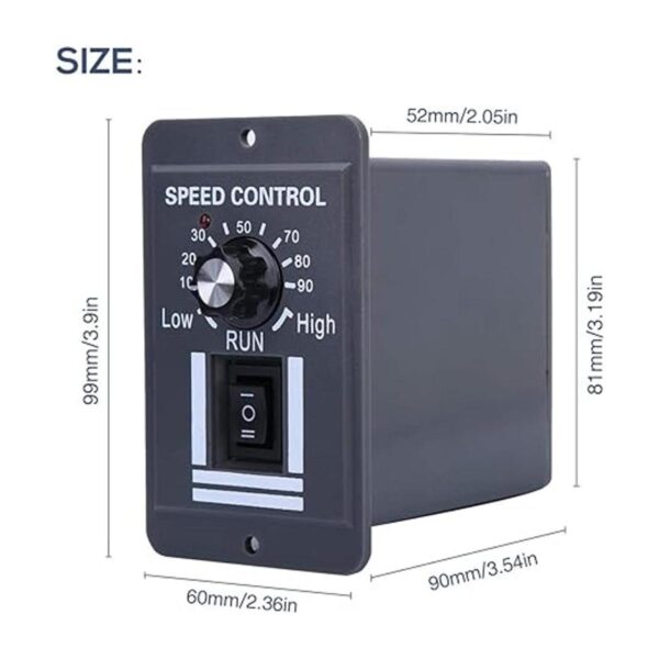 Controlador de velocidad de motor de CC 960 V 20 A