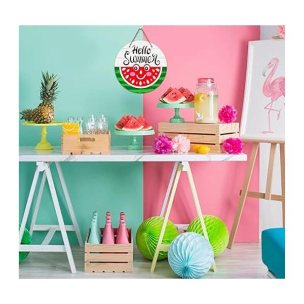 PETCEE Hello Summer Letrero para puerta de verano 11.4