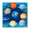 8 linternas de planetas de papel 3D de gran tamaño para