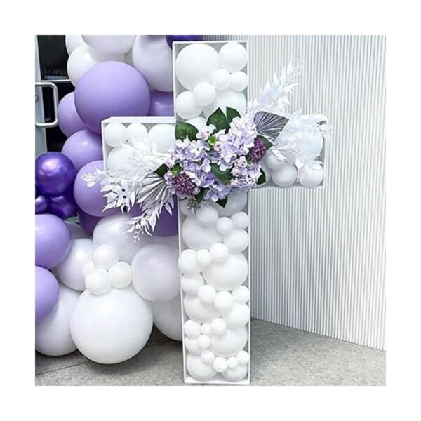 Globos cruzados de 3 pies de alto mosaico de bricolaje