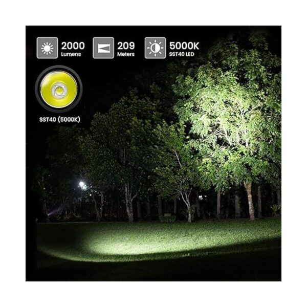 Linterna EDC de 2000 lúmenes luz recargable Sofirn SC31T_2