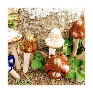 PUOO 8 piezas de cerámica para decoración de macetas de_4