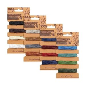 Cuerda de hilo de 16 colores para hacer joyas cuerda de