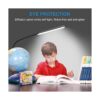 Psiven Lámpara de escritorio LED lámpara de mesa con_3