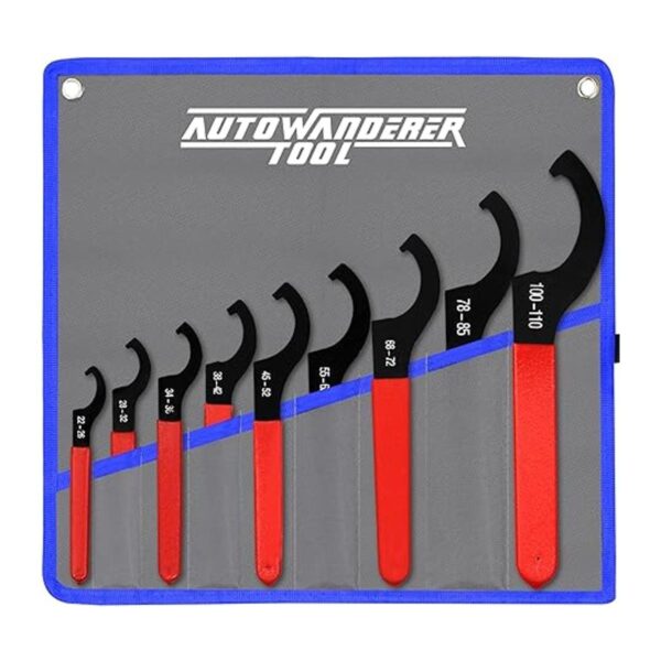 AutoWanderer Tool Juego de 9 llaves de espiral llaves de_2
