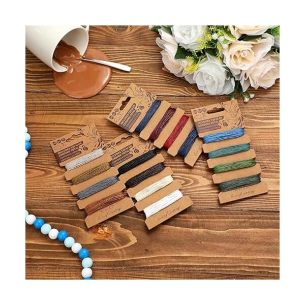 Cuerda de hilo de 16 colores para hacer joyas cuerda de
