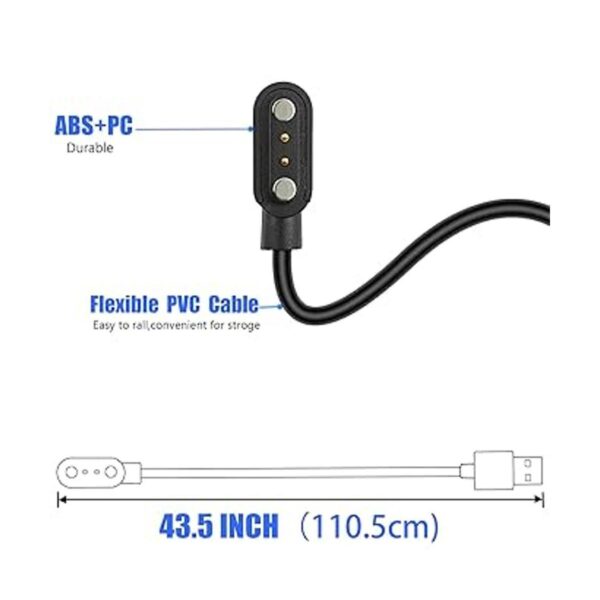 de 2 cables de carga de 3.3 pies compatibles con el reloj_4