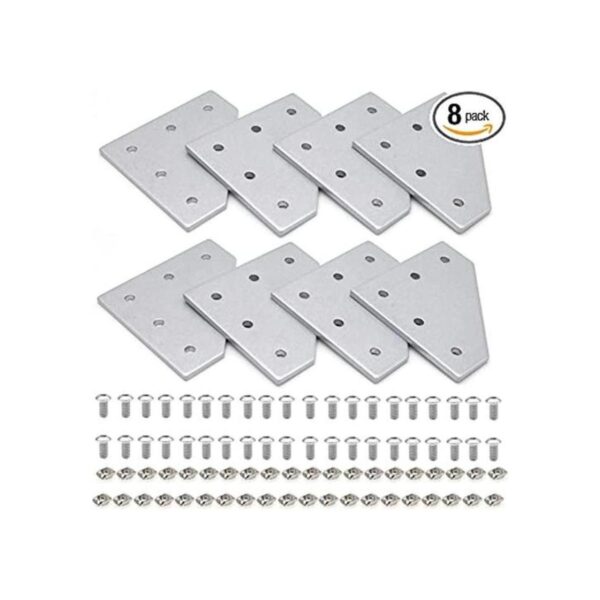 Juego de soportes de conector de extrusión de aluminio_1