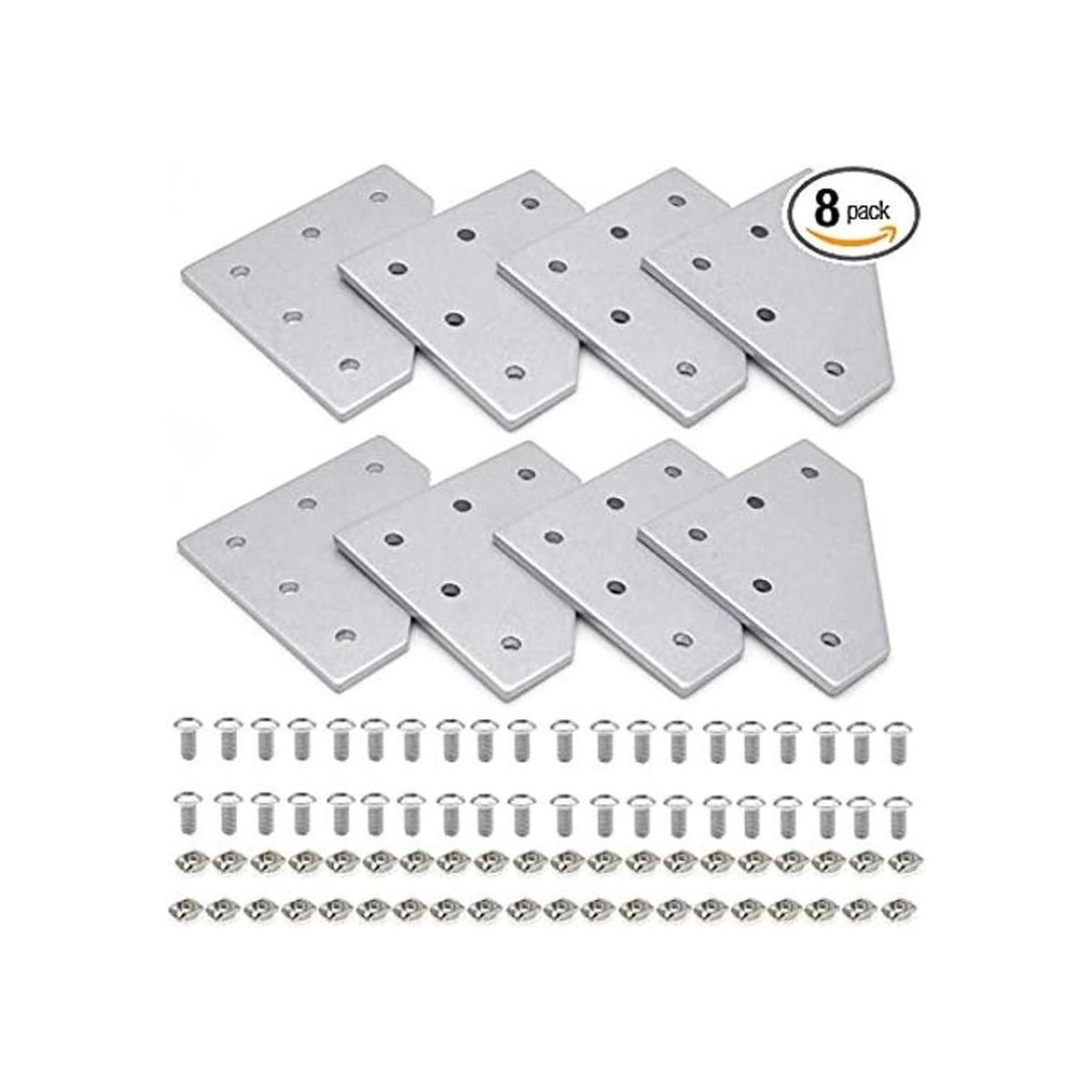 Juego de soportes de conector de extrusión de aluminio