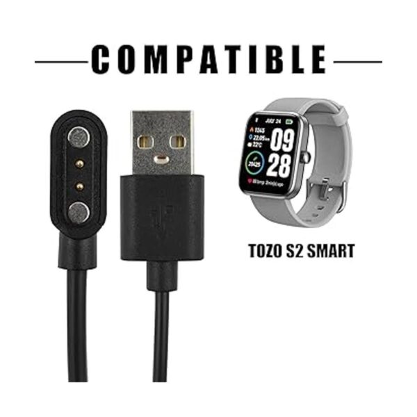 de 2 cables de carga de 3.3 pies compatibles con el reloj_3