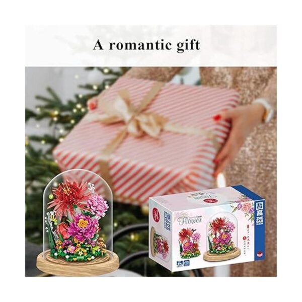 QARULUS Kit de construcción de ramo de flores colección