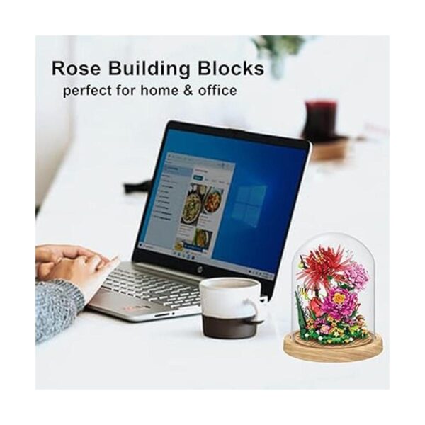 QARULUS Kit de construcción de ramo de flores colección