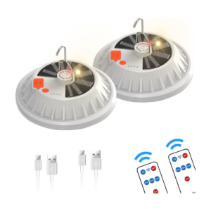 BaishenglinMotor Linterna solar LED recargable por USB_1