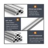 10 piezas de extrusión de aluminio con ranura en V 2020_3