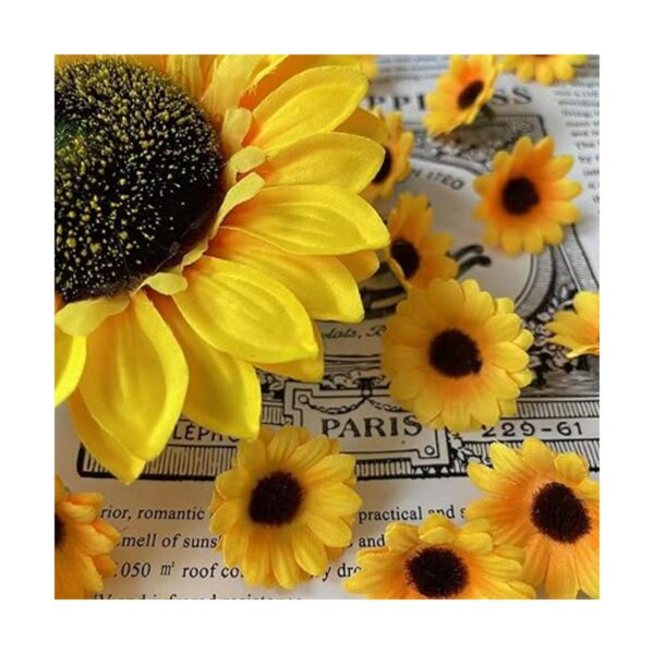 Ukeler 122 cabezas de girasol artificiales de 5.1