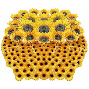 Ukeler 122 cabezas de girasol artificiales de 5.1