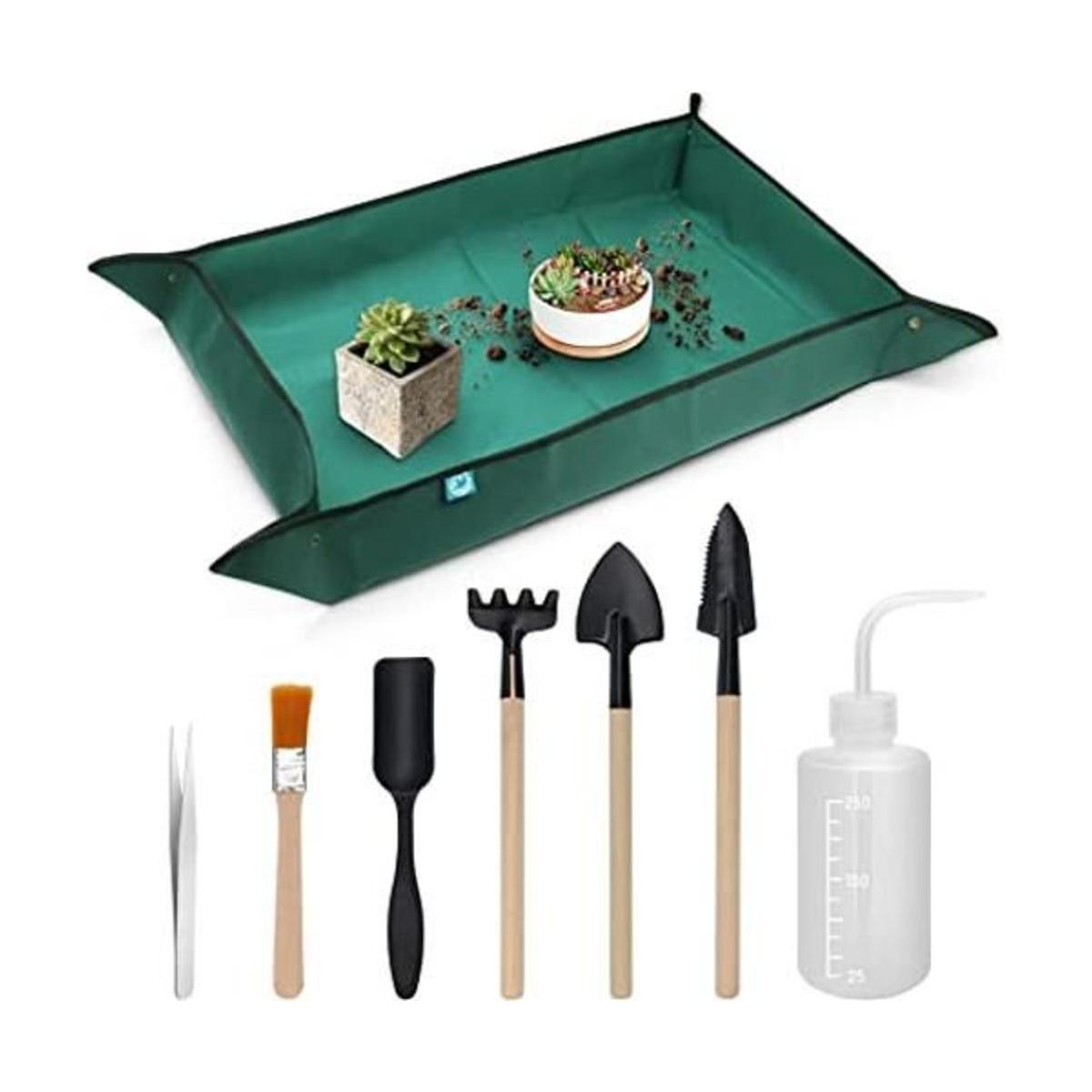 AngleKai Tapete de tela Oxford para trasplantar plantas
