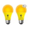 GONHOM A19 Bombillas LED amarillas para insectos del_1