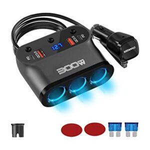 OUFFUN Divisor de encendedor de cigarrillos de 300 W_1