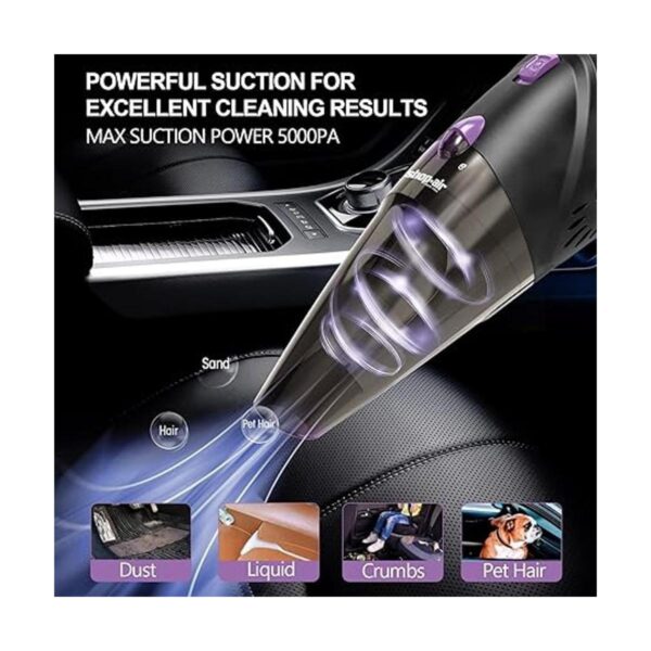 SHOPAIR Aspiradora de automóvil aspiradora portátil de