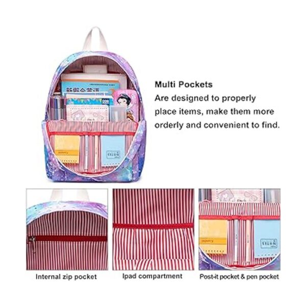 CAMTOP Mochila escolar para niñas y niños mochila escolar_4