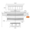 BOTEMY B9171 Kit de desage para fregadero de cocina de