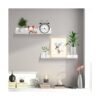 JiePai Estantería de pared flotante de acrílico de 15_6