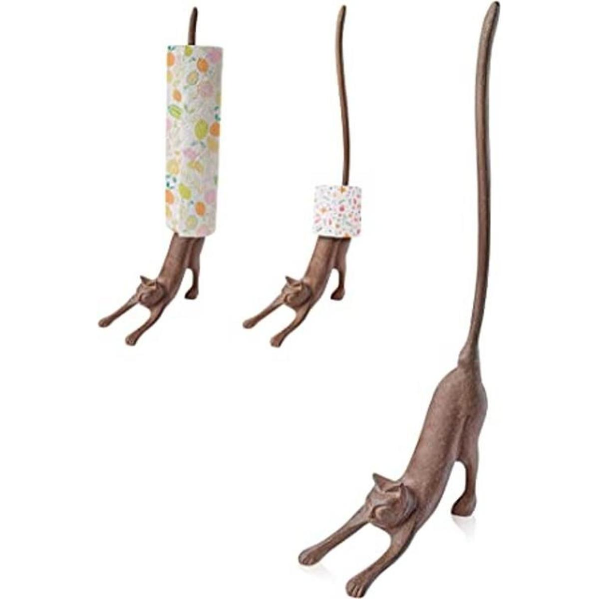 Yoga Cat soporte decorativo para toallas o papel