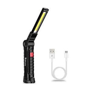 2021Linterna magnética LED COB recargable y luz de_1