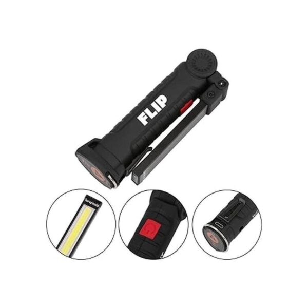 2021Linterna magnética LED COB recargable y luz de_5