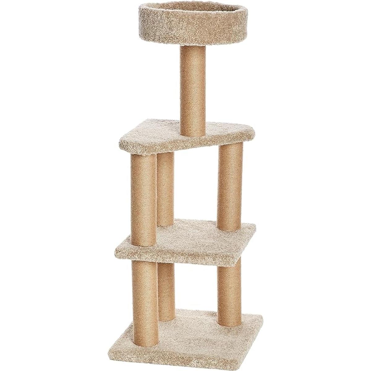 rbol de actividades para gatos con postes para arañar