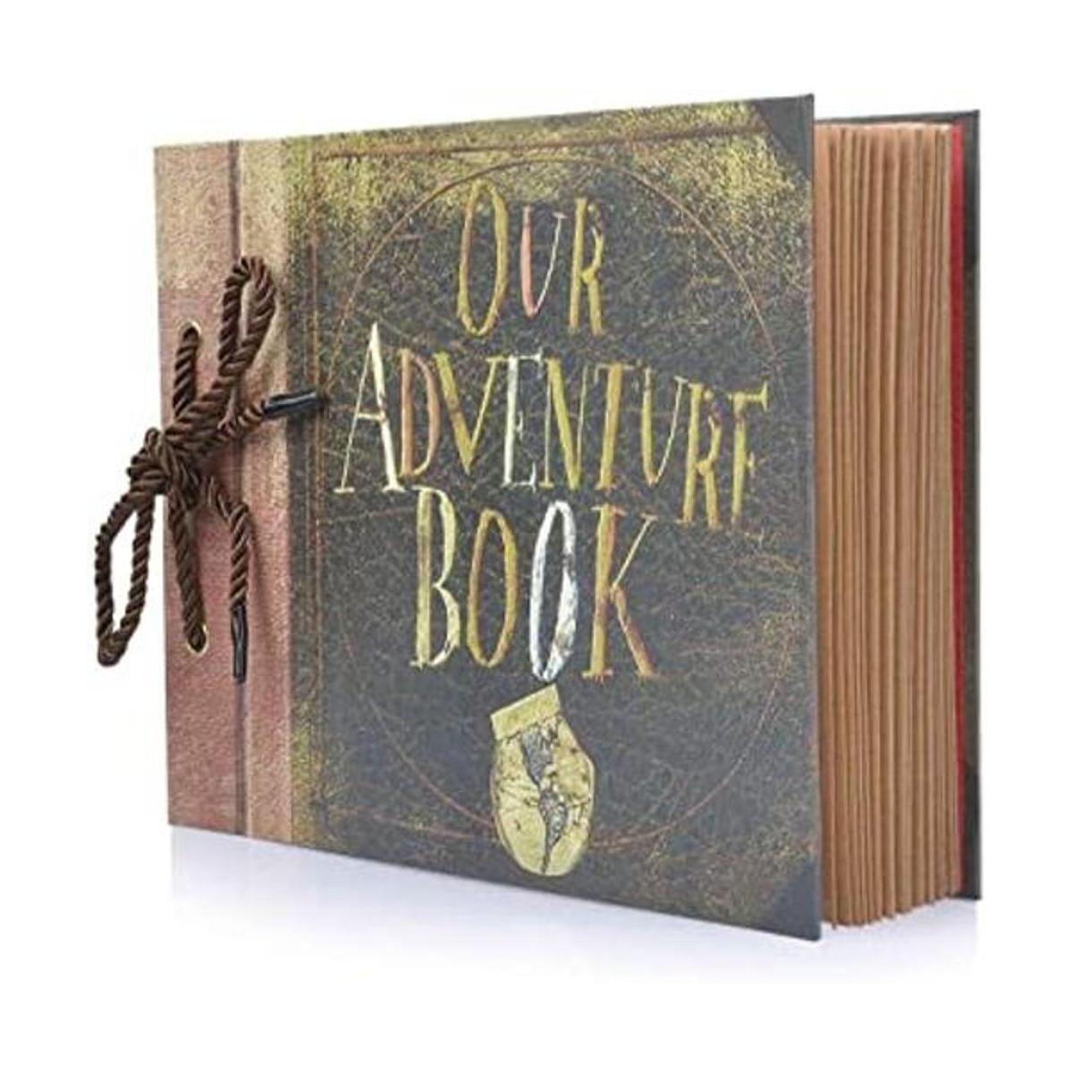 lbum de fotos con texto en inglés Our Adventure Book