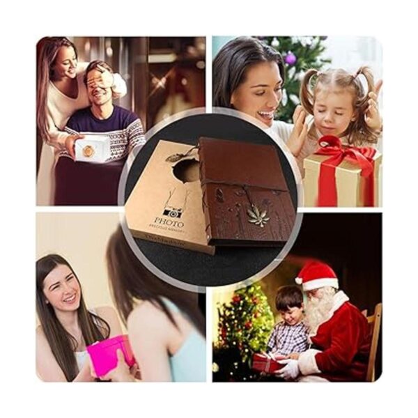 lbum de fotos de piel para boda libro de invitados