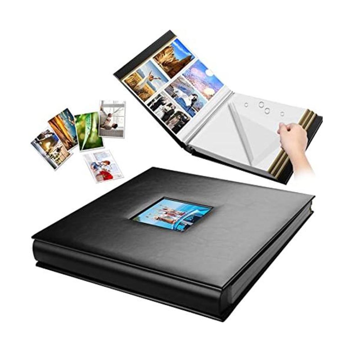 lbum de fotos autoadhesivo cubierta de piel 80 páginas