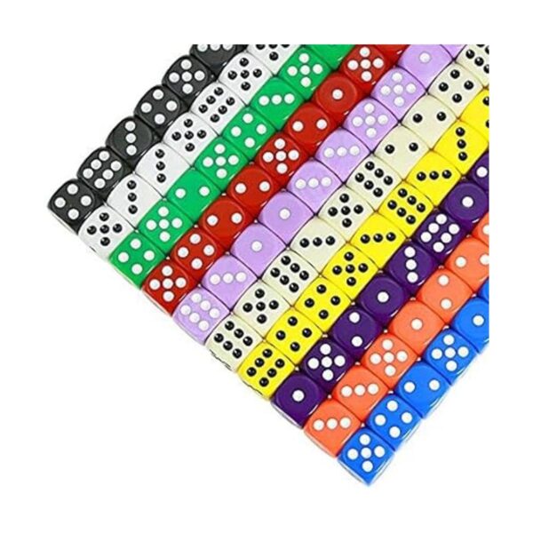 youshares 100 pcs Multicolor juego de dados 10 varios_2