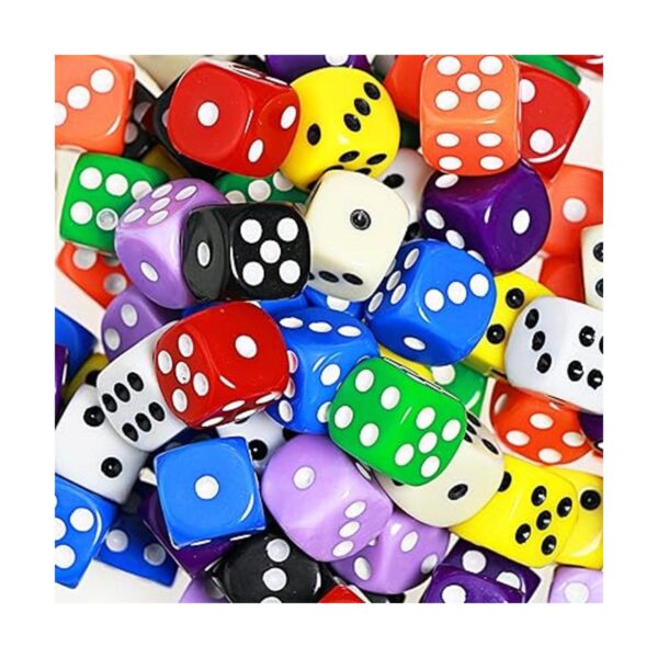 youshares 100 pcs Multicolor juego de dados 10 varios_5