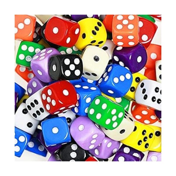 youshares 100 pcs Multicolor juego de dados 10 varios_6