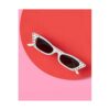 xo Fetti Gafas de sol blancas con ojos de gato Regalo_4