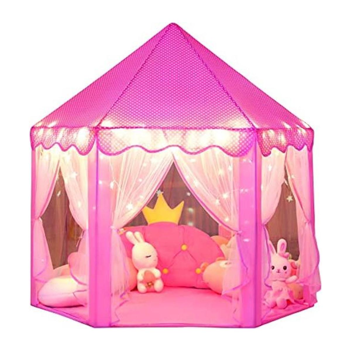 wilwolfer tienda de campaña tipo castillo de princesa para