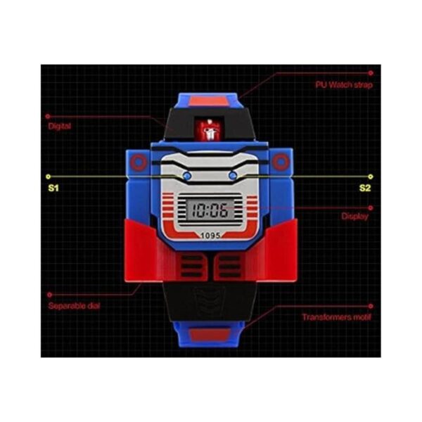 vigoroso reloj digital Pu de Transformers Bumblebee_4