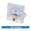 uxcell Medidor de panel de corriente analógica DC 050uA_2