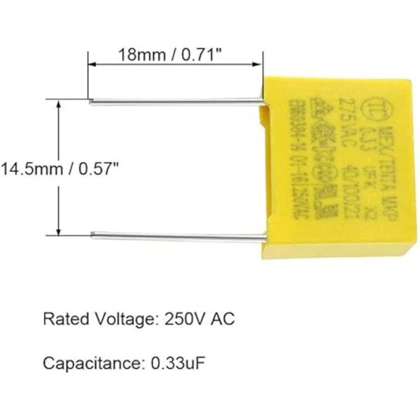 uxcell 34 Condensador electrolítico para soldar proyectos_3