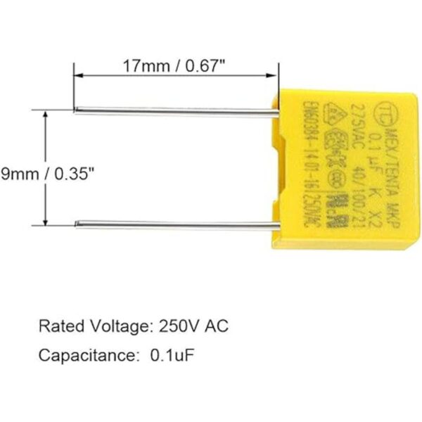 uxcell 35 Condensador electrolítico para soldar proyectos_3