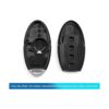 uxcell Carcasa de repuesto KR55WK48903 para Nissan Altima_4