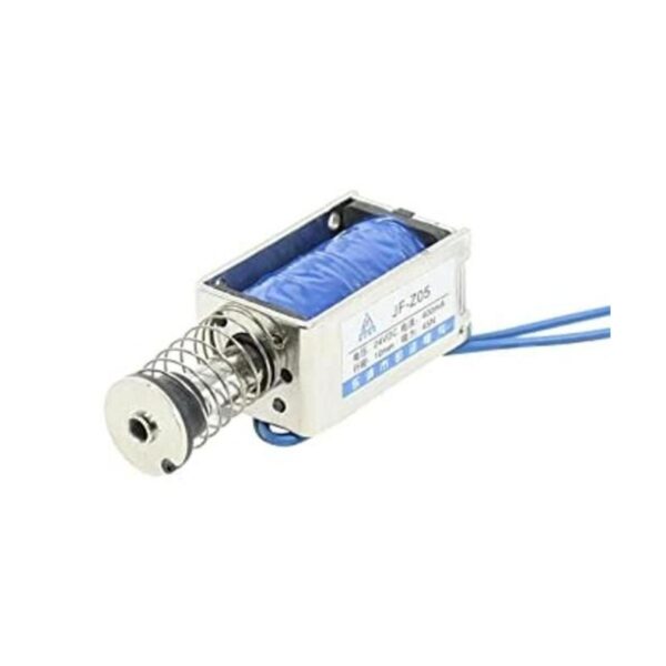uxcell Electroimán de marco abierto tipo empuje 45N 9.9_1