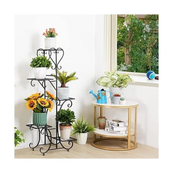 unho Soporte de metal alto para plantas estante de 5_2